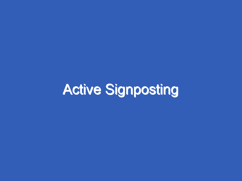 Active Signposting