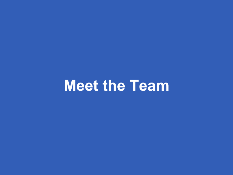 Meet the team